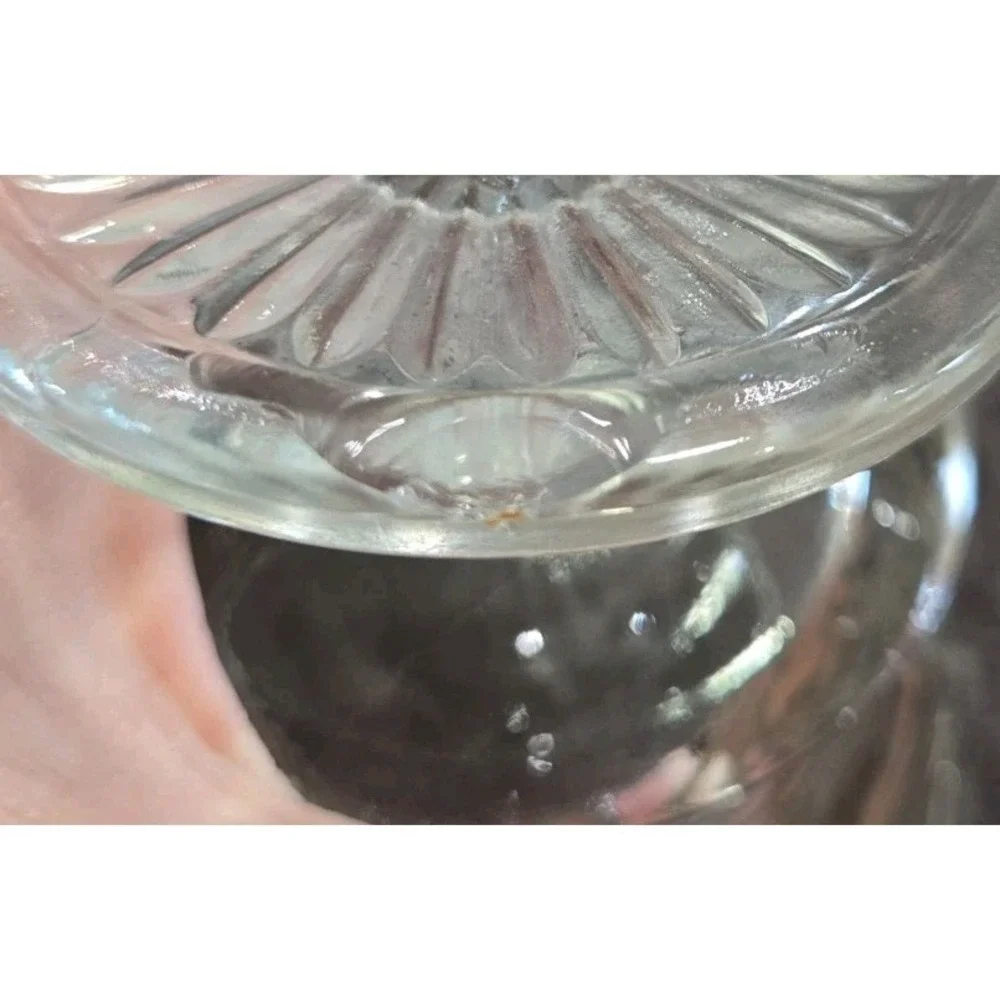 VINTAGE SET OF 5‎ CUT GLASS SHERBERT DESSERT CUPS PUDDING